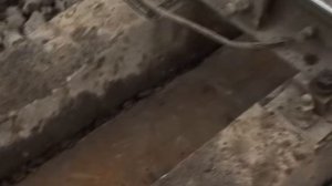 Одиночная смена жб шпал станция