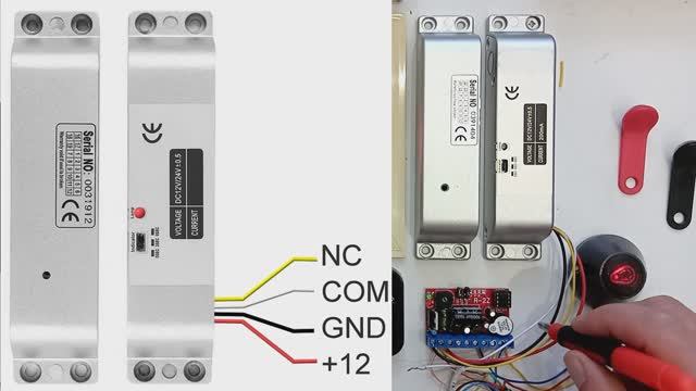 Электрический, накладной, соленоидный замок с Aliexpress смотреть онлайн