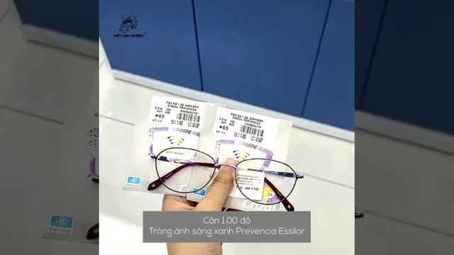 Tròng Kính Chống Ánh Sáng Xanh Crizal Prevencia Essilor 1.56 смотреть онлайн