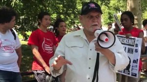 March on the Brooklyn Bridge for the Immigrant Families  video by Jose Rivera 6:30:18