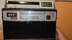 "ВЭФ Спидола-232".  Тестовый прием на коротких  волнах.