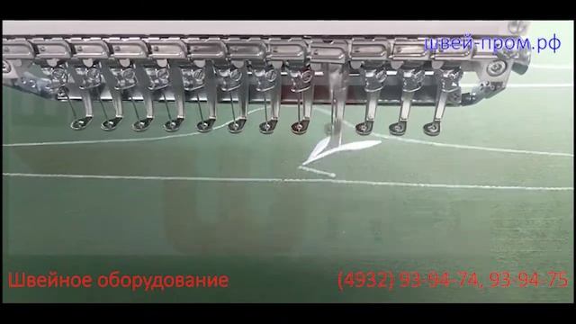 Ввод в эксплуатацию 4 х головочной вышивальной машины Tajima TFMX серии с полем 450х500 смотреть онлайн