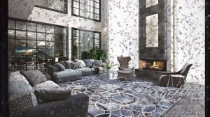 Дизайн гостиной с камином, дизайн гостиной в современном стиле, дизайн гостиной в загородном доме