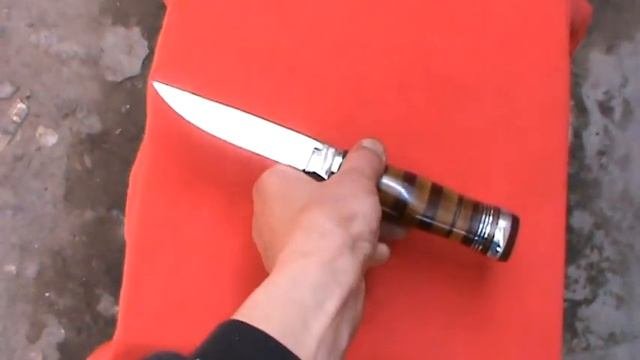 ФИНКА РУЧНОЙ РАБОТЫ. С НАБОРНОЙ РУКОЯТЬЮ. ОБЗОР ИЗДЕЛИЯ.
