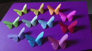 БАБОЧКИ ОРИГАМИ! Поделки из бумаги своими руками!