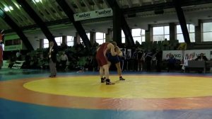 Nordic Championship cadet 85kg. semifinale.Fredrik S.Morsund & Anders Malmstrøm.  Tallin