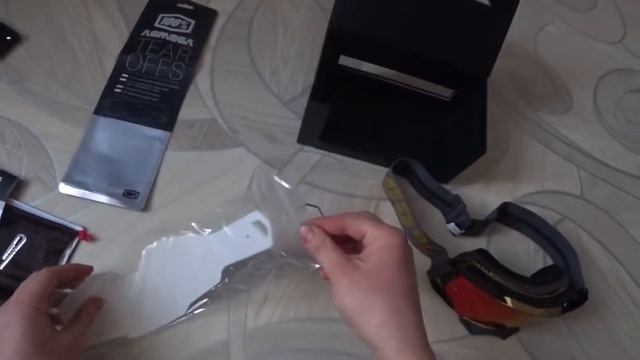 100% Armega Goggle Unboxing \ Changing the lens