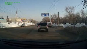 Видеорегистратор-радар-детектор Mystery MRD-815HDVS - дневная съёмка