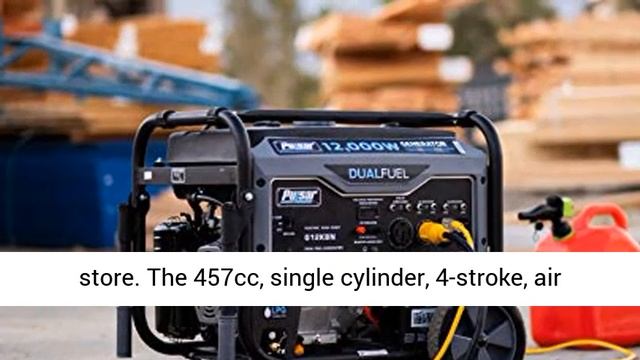 Pulsar G12KBN SG Heavy Duty Portable Dual Fuel Generator 9500 Rated Watts & 12000 Peak Watts Ga смотреть онлайн