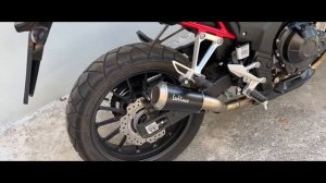 Honda CB500X 2021 with LeoVince LV10
