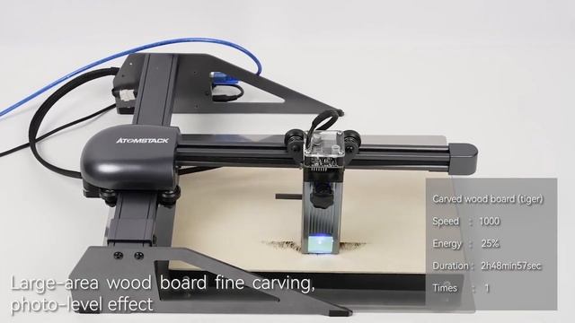 Atomstack P7 M40 40W Portable Laser Engraving Machine Small but Powerful