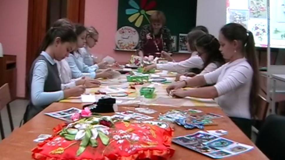Открытый урок. Поздравительная  открытка.
