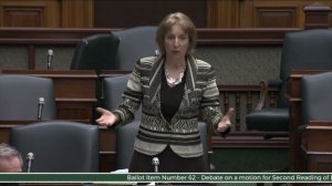 Ontario MPP France Gélinas sharing her remarks in support of Convenience Store Week Act, 2021