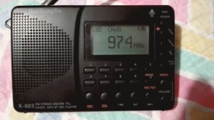 HanRongDa K-603 97.4 MHz ses performansı