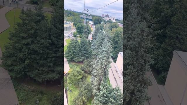 Воздушный трамвай! Прогулки по ВДНХ)