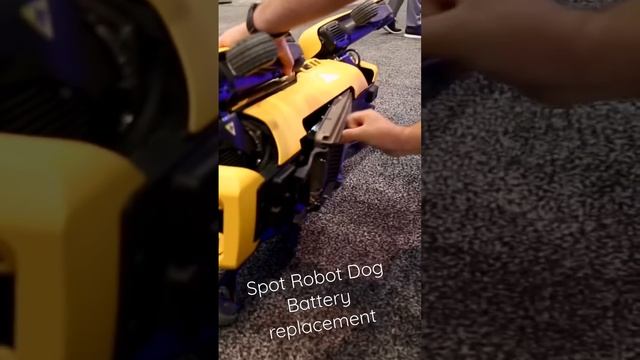 Spot robot dog: battery replacement | замена батареи питания у робота Boston Dynamics смотреть онлайн