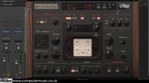 u-he's Presswerk compressor VST/AU plugin in action!