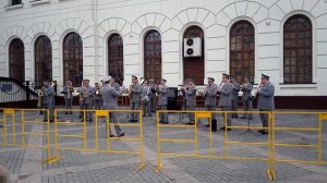 Оркестр РЖД, в пятницу 8 июля 2016 на Ярославском вокзале.