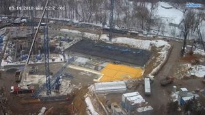 Монтаж башенного крана LINDEN COMANSA 10 LC 140