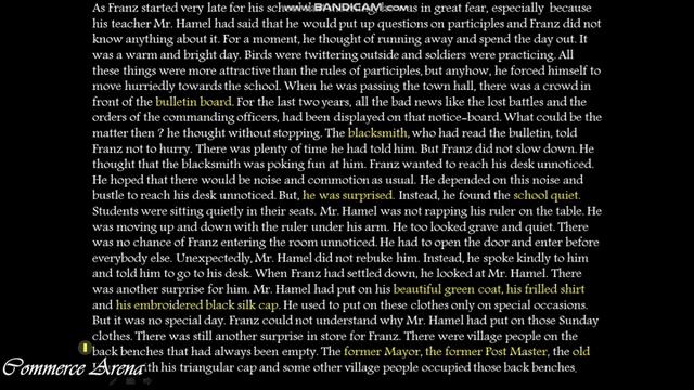 Prose Chapter-1 The Last Lesson