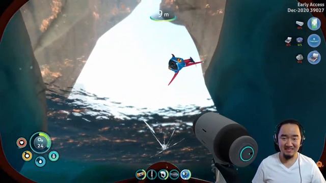 IF A PENGUIN AND A SHARK HAVE A BABY - Subnautica Below Zero Let's Play Part 2 смотреть онлайн