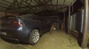 Снимаем  с опрокидывателя автомобиль.  Ускоренно