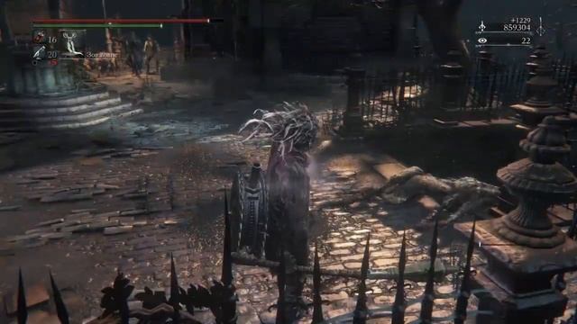 Bloodborne А та -та пушка Церковное чудовище