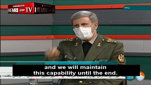 Iranian Defense Minister General Amir Hatami: Our Missiles Can Penetrate the Enemy’s Defenses