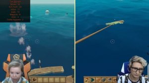 Артём и Милан отправились в плавание в Raft (Манки Play)