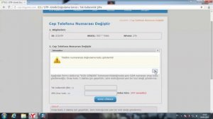 TELEFON NUMARASI DEĞİŞTİRME İŞLEMLERİ