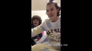 finn wolfhard and millie bobby brown “hating” each other for 12 minutes straight