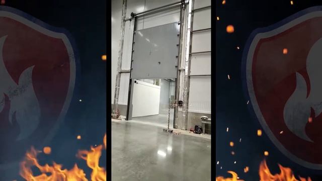 Противопожарные секционные ворота FireTechnics смотреть онлайн