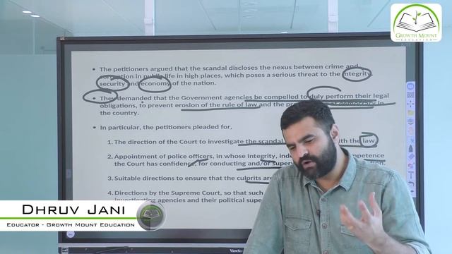 Vineet Narain & Others v/s Union of India 1997 | Lecture 18 | Dhruv Jani