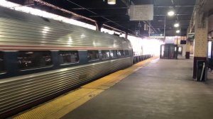 Amtrak Metroliner with ACS-64 departing Newark Penn Station.