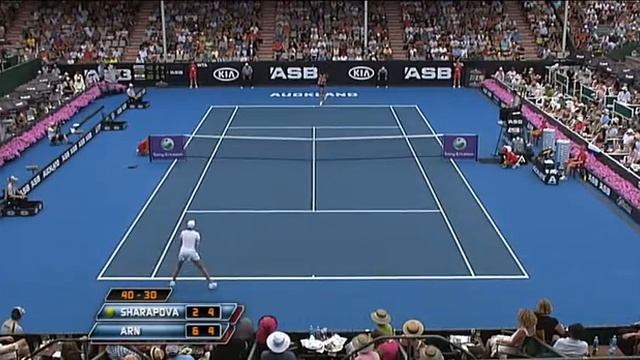 2011 WTA Auckland QF Sharapova vs Arn P5 смотреть онлайн