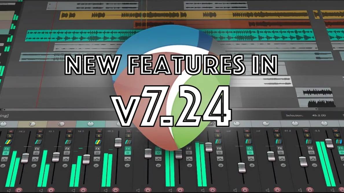 What's New in Reaper v7.24: Render Window Overhaul, 128 Groups, Resize Envelope Points and more...