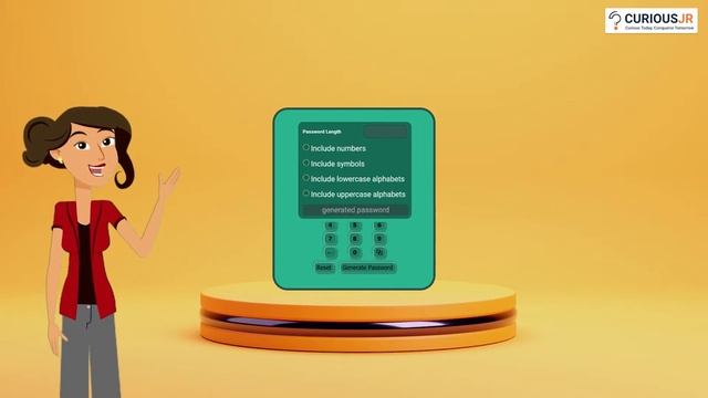 Random Password Generator | Have an Unique Password | Code your app on CuriousJr