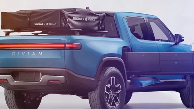 Bezos Rivian Jeff Bezos SHOWS These 10 AMAZING Features Of The Rivian R1T Electric ...