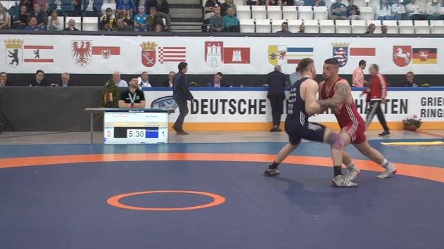 RINGEN DM 19 Greco - 97kg Etienne Wyrich vs. Ilja Klasner смотреть онлайн