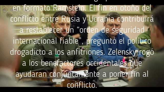 Zelensky propuso poner fin al conflicto en otoño