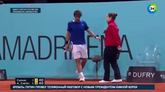 Акробатический прием помог уругвайскому теннисисту выиграть смотреть онлайн