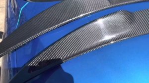 Alfa Romeo Giulia OEM carbon fiber spoiler install (quadrifoglio modded walk around)