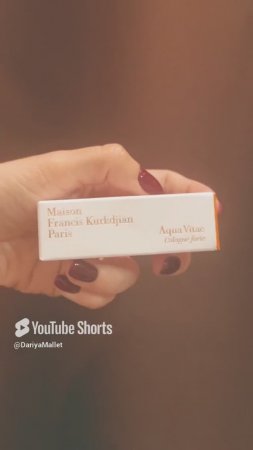 Аромат-антидепрессант Aqua Vitae Cologne Forte ☀️