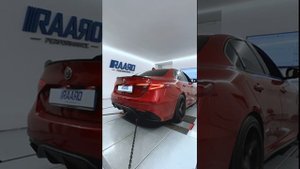 Alfa Romeo Giulia Veloce 2.0 280hp 2022 (OPF/GPF) - RAARO Performance exhaust and dyno run (320hp)