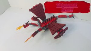 Трёхголовый дракон. Альтернативная сборка набора 31032.