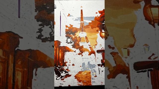 Процесс рисования картин по номерам #primehobby #картинапономерам #картиныпономерам