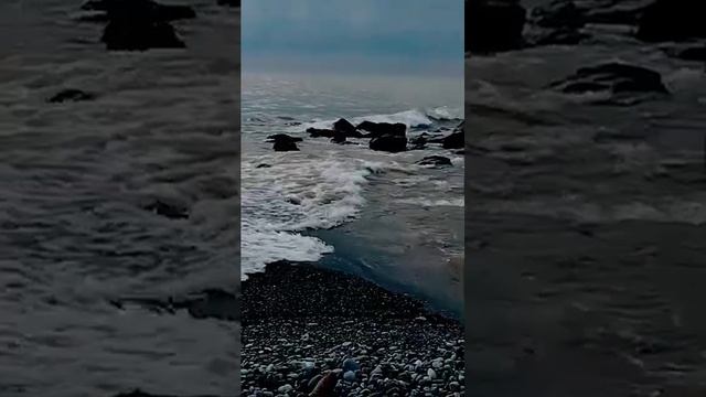Река впадает в море #шумморя #море #василисаголд #nature #природа