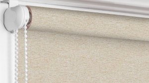 Лен темно-бежевый - обзор ткани для рулонных штор Рулонка.рус