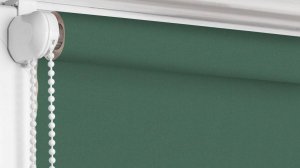 Омега темно-зеленый - обзор ткани для рулонных штор Рулонка.рус