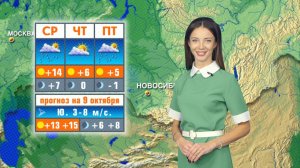 Прогноз погоды на 9 октября в Новосибирске